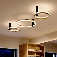 s.luce Ring Air LED Deckenleuchte Deckenlampe Wohnzimmerlampe Dimmbar Ø 60cm