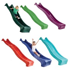 TeJe Wellenrutsche Gartenrutsche für Spielgerüst Kinderrutsche Klettergerüst