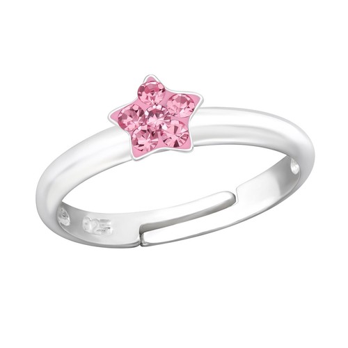 Stern kinder ring - stern, 925