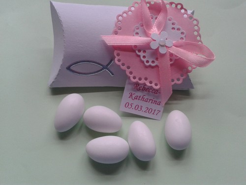 Mandeln rosa gastgeschenke - mandeln,