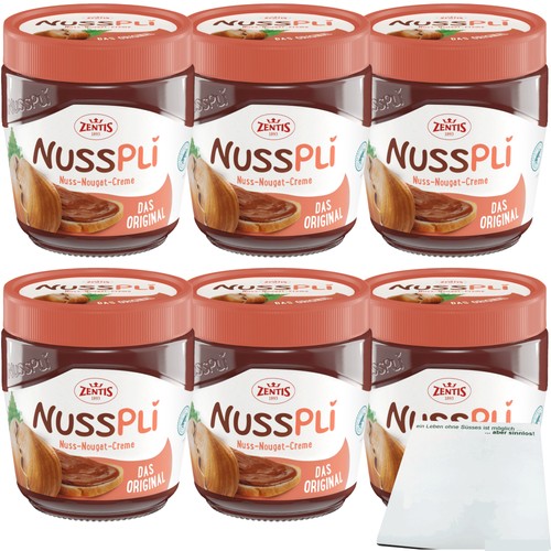 Nusspli nuss nougat creme - nuss-nougat-creme, 6er