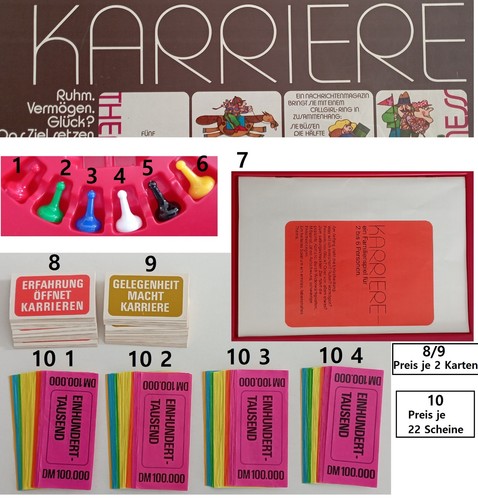 Karriere brettspiel parker - karriere, /