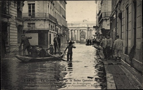 Postkarte paris vii - postkarte, de