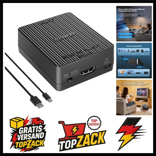 Hdmi auf scart adapter - hdmi, adapter,