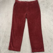 Gurteen Cordhose Herren W 40 L 30 rot Stretch Cord Straight Fit Esquire