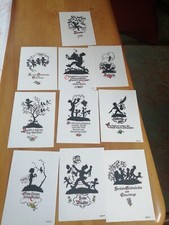 10 Scherenschnitt Karten