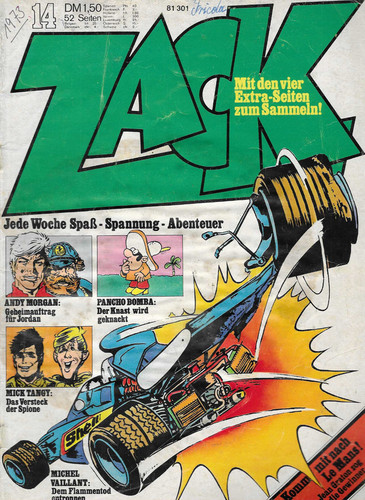 Zack magazin 1973 mit - zack,