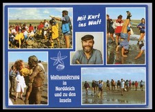 Ansichtskarte nordseebad - ansichtskarte,