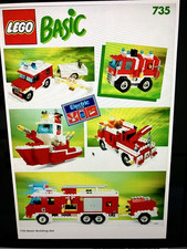 Lego   Basic Building Set   735-1  mit Sound- and Light und  fünf !!  Bauideen