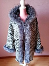 Mantel Damenmantel Kapuze  Gr