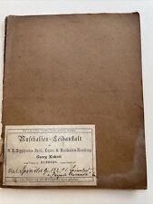 Der Fliegende Holländer Oper Stücke alte Noten Blätter Klavier Piano um 1900