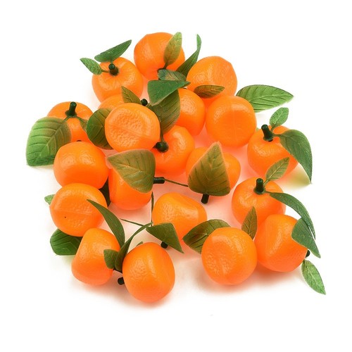 Stück künstliche orange - 10,