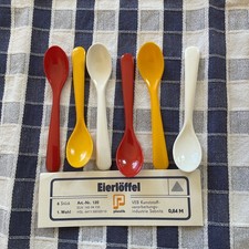6 Original DDR Eierlöffel
