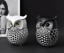 Eule Figur Harz Wohndeko