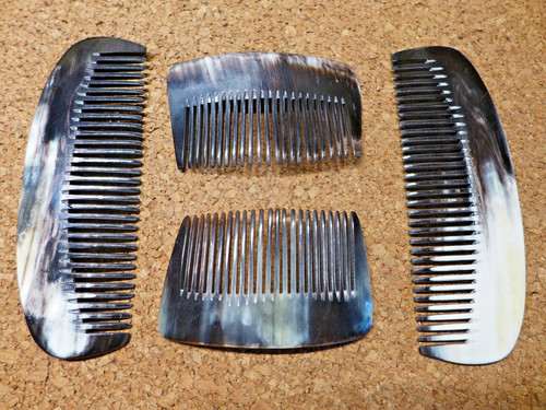 Konvolut echte hornkämme - echte, 2x