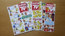Sticker Bogen aus Zeitschrift