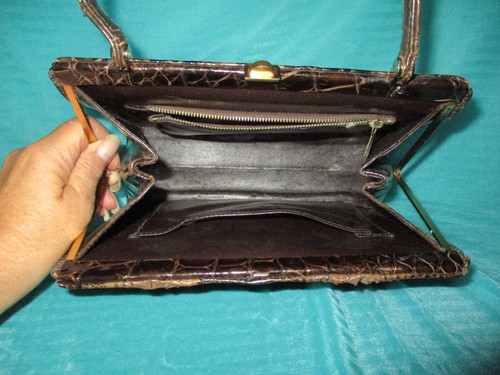 Vintage edle echt leder damen - edle,