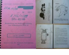 NVA ANLEITUNG NACHTSICHTGERÄT PNW-57 FÜR KFZ ROBUR,URA,UAZ,GAZ 69,KRAZ,TATRA