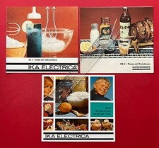 3 x DDR Reklame Prospekt IKA ELECTRICA 1964 - 66 Rühr- und Mixgerät RG 3( F22944