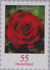 200 X  0,55 € Gartenrose Briefmarken ungummiert & ungestempelt  A Ware !