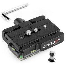 Verschiebbare Schnellwechsel-Adapterplatte, Videokopf, Stativkopf, 1/4" & 3/8"