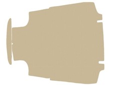 Beige fußmatten velour für - beige,