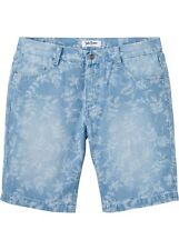 Jeans-Bermuda Loose Fit Gr. 50 Hellblau Denim Herren-Shorts Kurz-Hose Neu