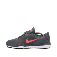 Nike Damen Free 5.0 Flywire Sneaker Dunkelgrau/Pink Technologie Laufschuh EU 39