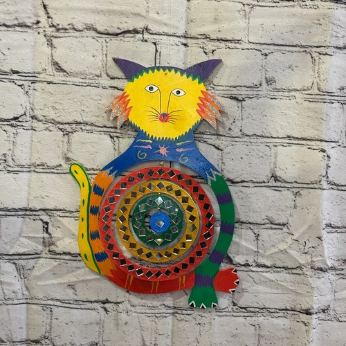35cm bunte katze hängend - bunte,