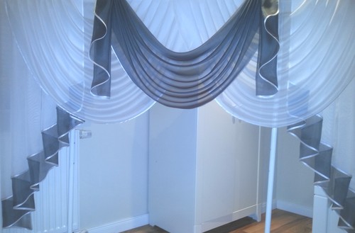 Deko querbehang voile - deko-querbehang,