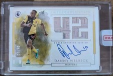 2019-20 Panini Impeccable Stats Auto /42 Danny Welbeck Watford 