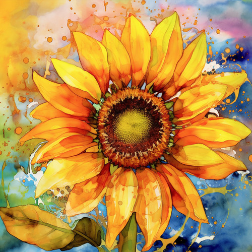 Deko bild sonnenblume - deko,