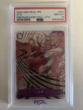 PSA 10 UTA One Piece Card Game 2023 #031 Film Red Promo Premium Japanese
