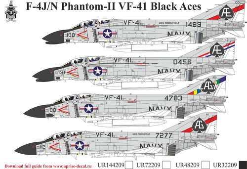 Decal mcdonnell 4n j - 1:32,