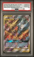 Pokemon Moltres Zapdos Articuno GX Englisch Promo SM210 Hidden Fates PSA 10
