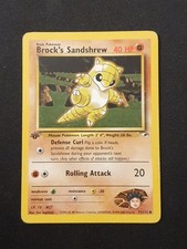 Pokémon Karte • Rockos Sandan 1 Edition • Gym Heroes Set • 71/132 • Pokemon