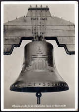 Olympische Spiele Berlin 1936, Postkarte Olympia-Glocke, Berlin, Memorabilia