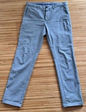 Tommy Hilfiger Hose Business Herren Wolle Hose Größe 32/32 grau 