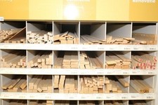 Massivholzleisten versch