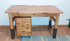 Höhenverstellbarer Flexa- Schreibtisch mit passendem Rollcontainer - 55€ VB