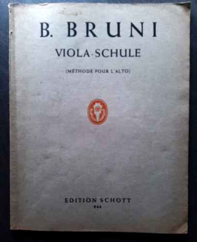Bruni viola schule edition - b.,