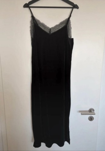 Mango kleid schwarzer - schwarzer, samt
