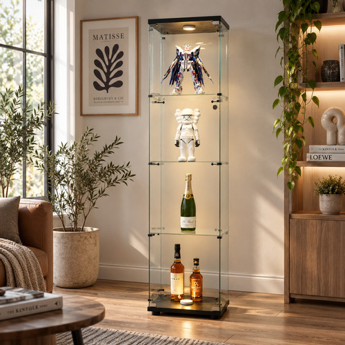 Standvitrine led glas sammler - led,