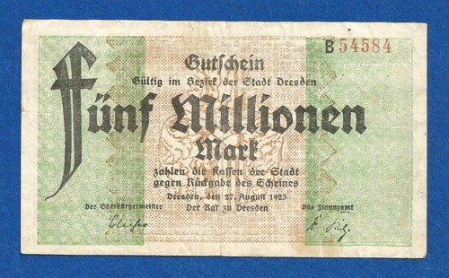 282 notgeld stadt dresden 5 - 05,