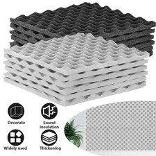 12/24x Raum Akustik Schall Schaumstoff Dämmung Schallschutz Matten 30*30*5cm