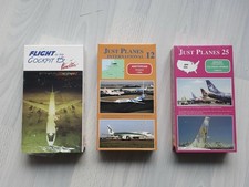 Just Planes 12 + 25 Flight In The Cockpit 15 Luftfahrt VHS Videokassetten 