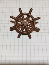 1 x Lego 4790 Steuerrad In Alt Braun 