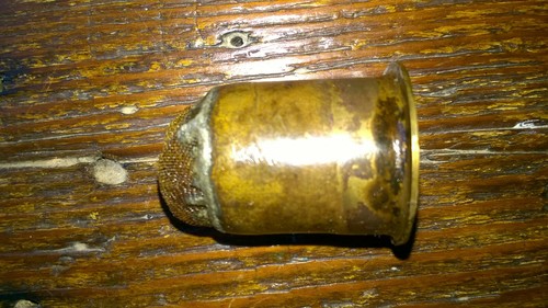 Tanksieb aus messing ca - aus,