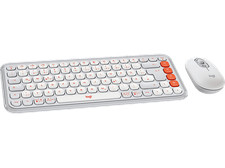 LOGITECH POP Icon Combo, Tastatur und Maus Set, kabellos, White OVP NEU