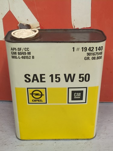 Oldtimer opel 15w40 - Öl,, 2